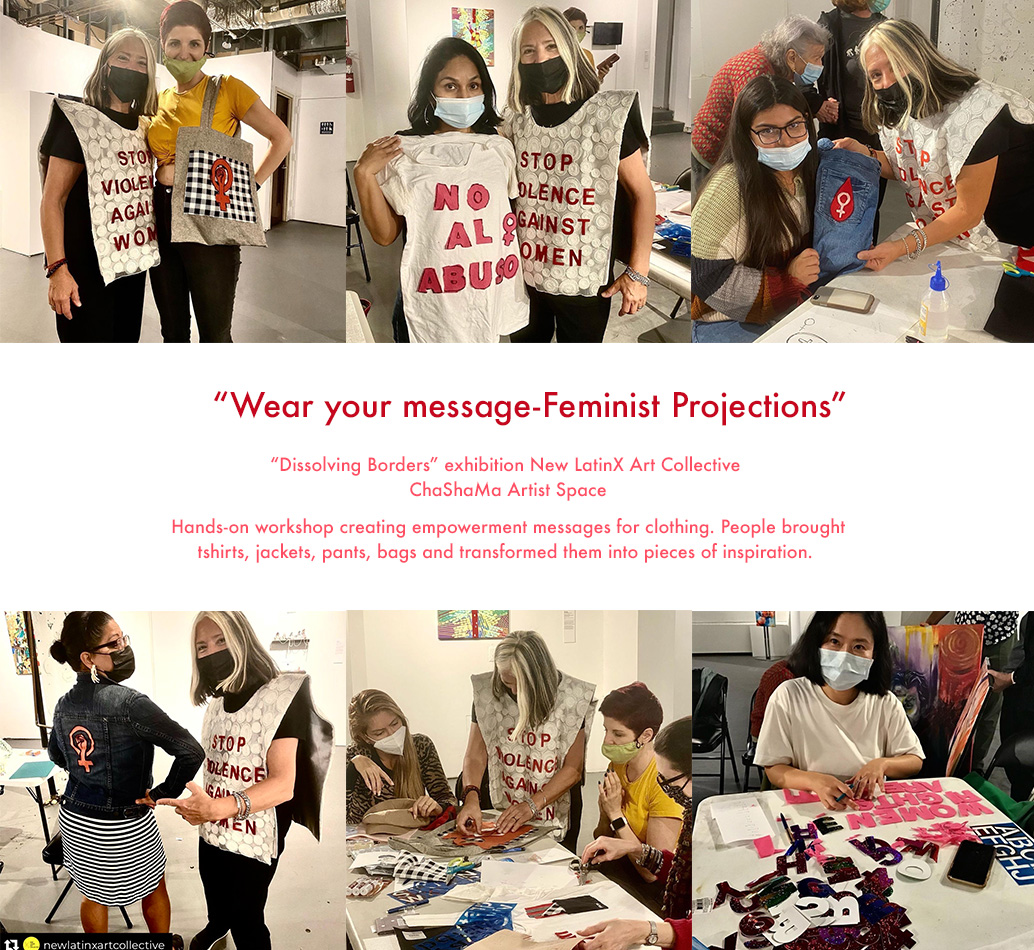 Wear your message - Feminist projection